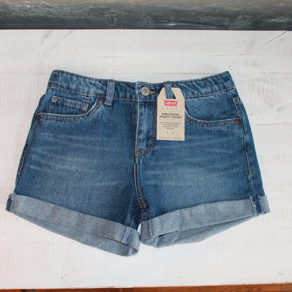 Levis denim shorts, size 12 reg kids